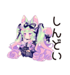ゆめかわガールの病みかわ日常♡（個別スタンプ：18）