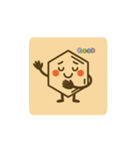 ベンゼン環のご挨拶（個別スタンプ：4）