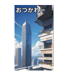 高層マンションコレクション大百科（個別スタンプ：35）