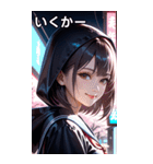春の女子高生（個別スタンプ：20）