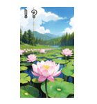 蓮の花コレクション（個別スタンプ：17）