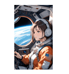宇宙飛行士の少女0（個別スタンプ：11）