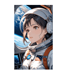 宇宙飛行士の少女0（個別スタンプ：28）