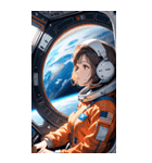 宇宙飛行士の少女0（個別スタンプ：29）