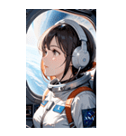 宇宙飛行士の少女0（個別スタンプ：32）