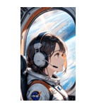 宇宙飛行士の少女0（個別スタンプ：39）