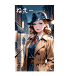 フィルム・ノワールの女探偵（個別スタンプ：8）