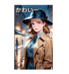 フィルム・ノワールの女探偵（個別スタンプ：16）