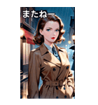 フィルム・ノワールの女探偵（個別スタンプ：18）