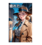 フィルム・ノワールの女探偵（個別スタンプ：23）