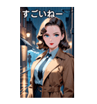 フィルム・ノワールの女探偵（個別スタンプ：29）