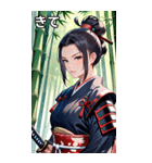 女武芸者（個別スタンプ：39）