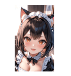 猫耳メイド0（個別スタンプ：3）