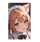 猫耳メイド0（個別スタンプ：5）
