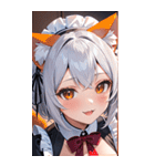猫耳メイド0（個別スタンプ：7）