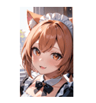 猫耳メイド0（個別スタンプ：8）