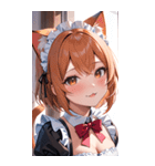 猫耳メイド0（個別スタンプ：37）