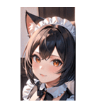 猫耳メイド0（個別スタンプ：40）