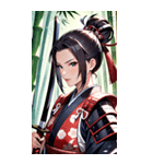 女武芸者0（個別スタンプ：3）