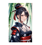 女武芸者0（個別スタンプ：6）