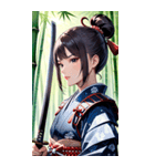 女武芸者0（個別スタンプ：13）