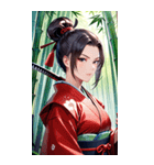 女武芸者0（個別スタンプ：14）