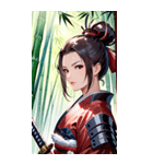 女武芸者0（個別スタンプ：16）