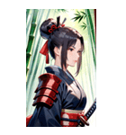 女武芸者0（個別スタンプ：17）