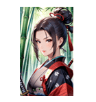 女武芸者0（個別スタンプ：21）