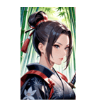 女武芸者0（個別スタンプ：23）