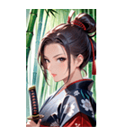 女武芸者0（個別スタンプ：34）