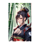 女武芸者0（個別スタンプ：37）