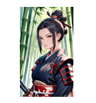 女武芸者0（個別スタンプ：39）