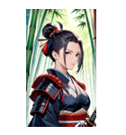 女武芸者0（個別スタンプ：40）