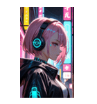 サイバーパンクの少女0（個別スタンプ：31）