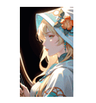 アールヌーボーの乙女（個別スタンプ：3）