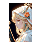 アールヌーボーの乙女（個別スタンプ：16）
