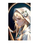 アールヌーボーの乙女（個別スタンプ：25）
