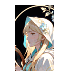 アールヌーボーの乙女（個別スタンプ：37）