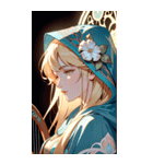 アールヌーボーの乙女（個別スタンプ：38）