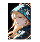 アールヌーボーの乙女（個別スタンプ：39）