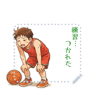 バスケットボール  男子 スポーツ (文字)（個別スタンプ：6）