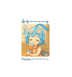 ゆらゆら風鈴ちゃん｜夏の癒しBIGスタンプ（個別スタンプ：3）