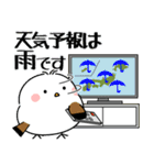 飛び出す！夏を感じるシマエナガ（個別スタンプ：9）