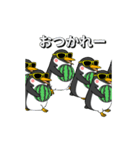 闇ペンギン【使用難易度★☆☆】夏（個別スタンプ：4）