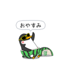 闇ペンギン【使用難易度★☆☆】夏（個別スタンプ：20）