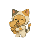 チワワちゃんの日常《着ぐるみ2》（個別スタンプ：40）