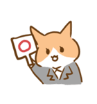 犬の会社員コギ村さん（個別スタンプ：28）