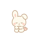 文字なしうさちゃん表情/シーン別セット♡（個別スタンプ：3）