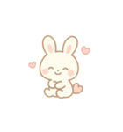 文字なしうさちゃん表情/シーン別セット♡（個別スタンプ：4）